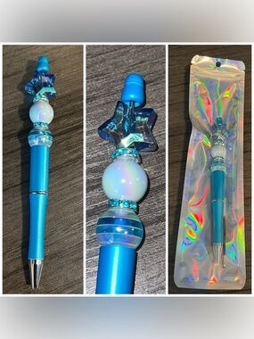 Star beaded pen